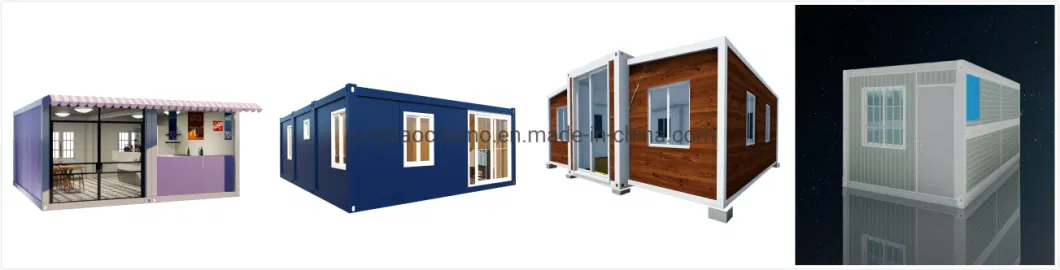 4 Min Prefabricated/Prefab Flat Pack Tiny Portable Mobile Garden Ready Made Wooden Foldable Folding Container Cabin/Office/House