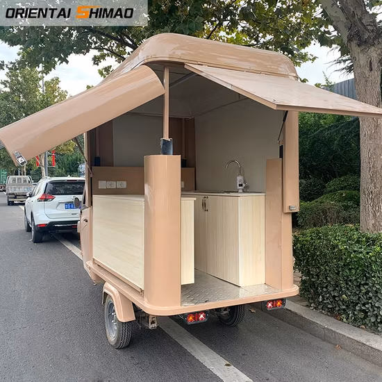 コーヒー用の高品質電動三輪スクーターフードトラック