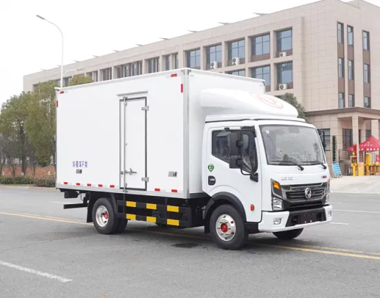 東風 4 × 2 6 ホイール冷蔵庫貨物輸送冷蔵冷凍庫食品ボックスバン冷却トラック